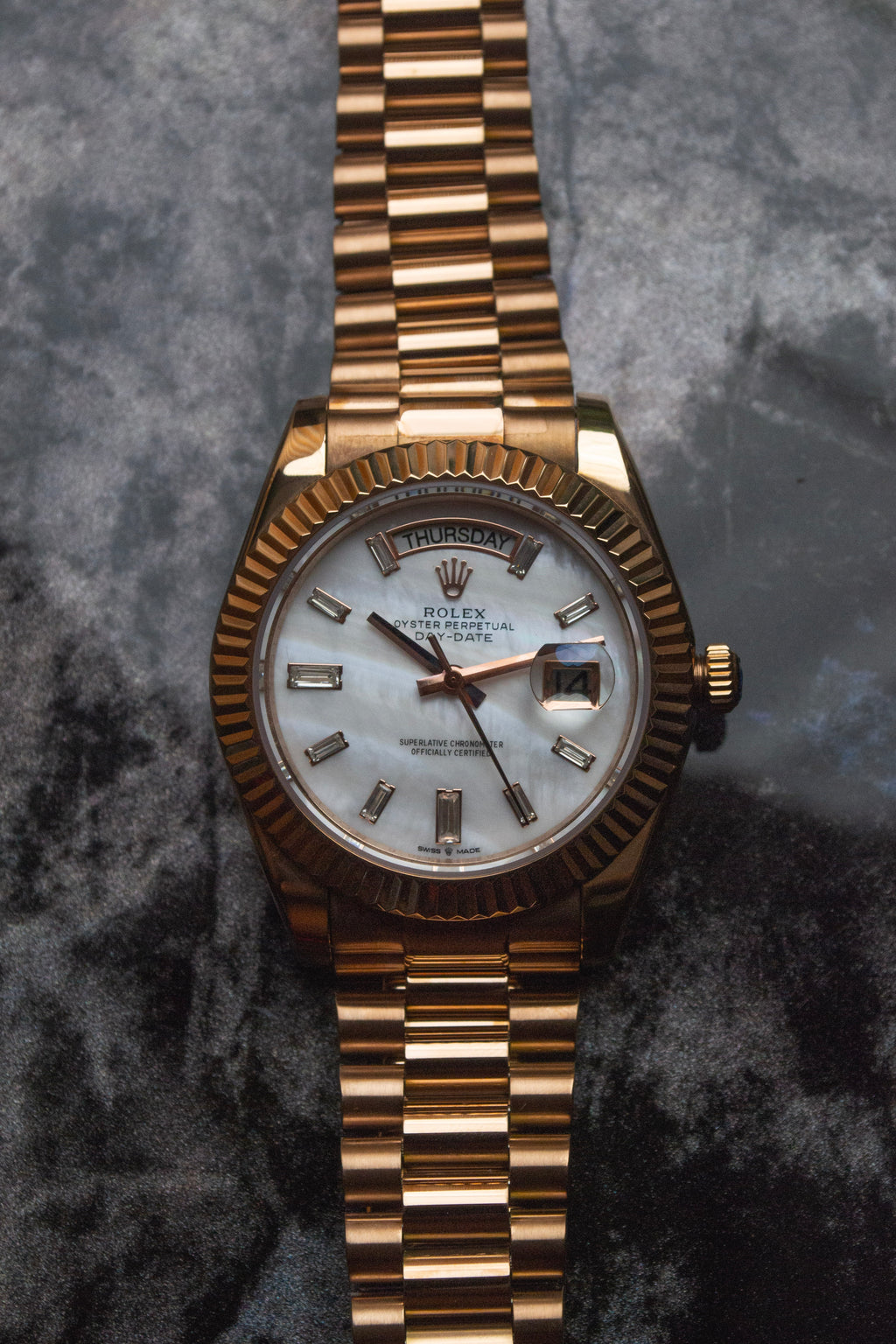 Rosegold "Mother of Pearl "Datejust