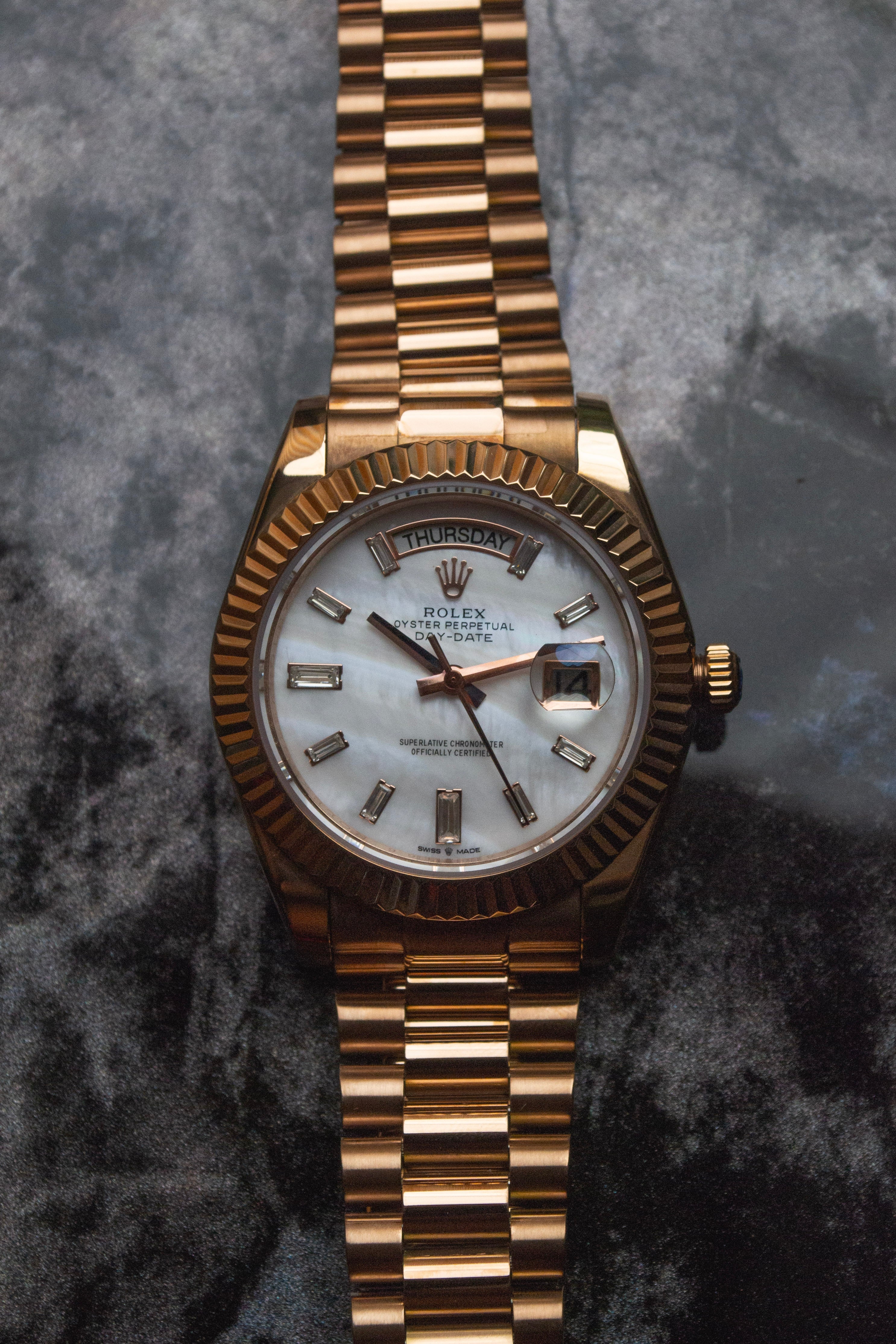 Rosegold "Mother of Pearl "Datejust