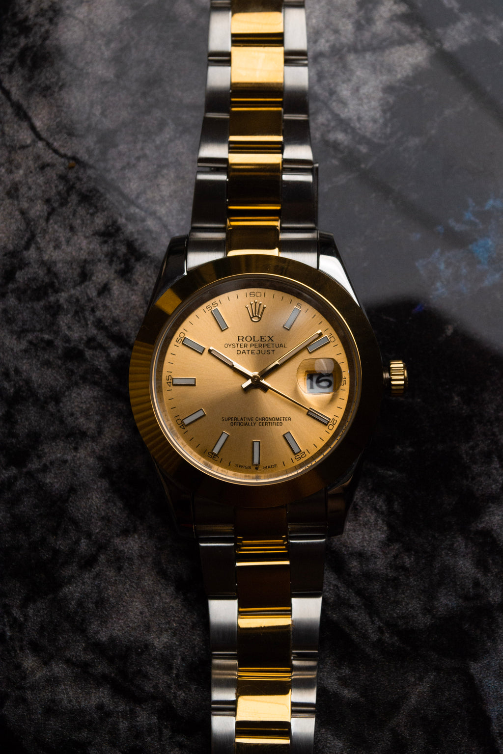 Datejust Two Tones Smooth Bezel