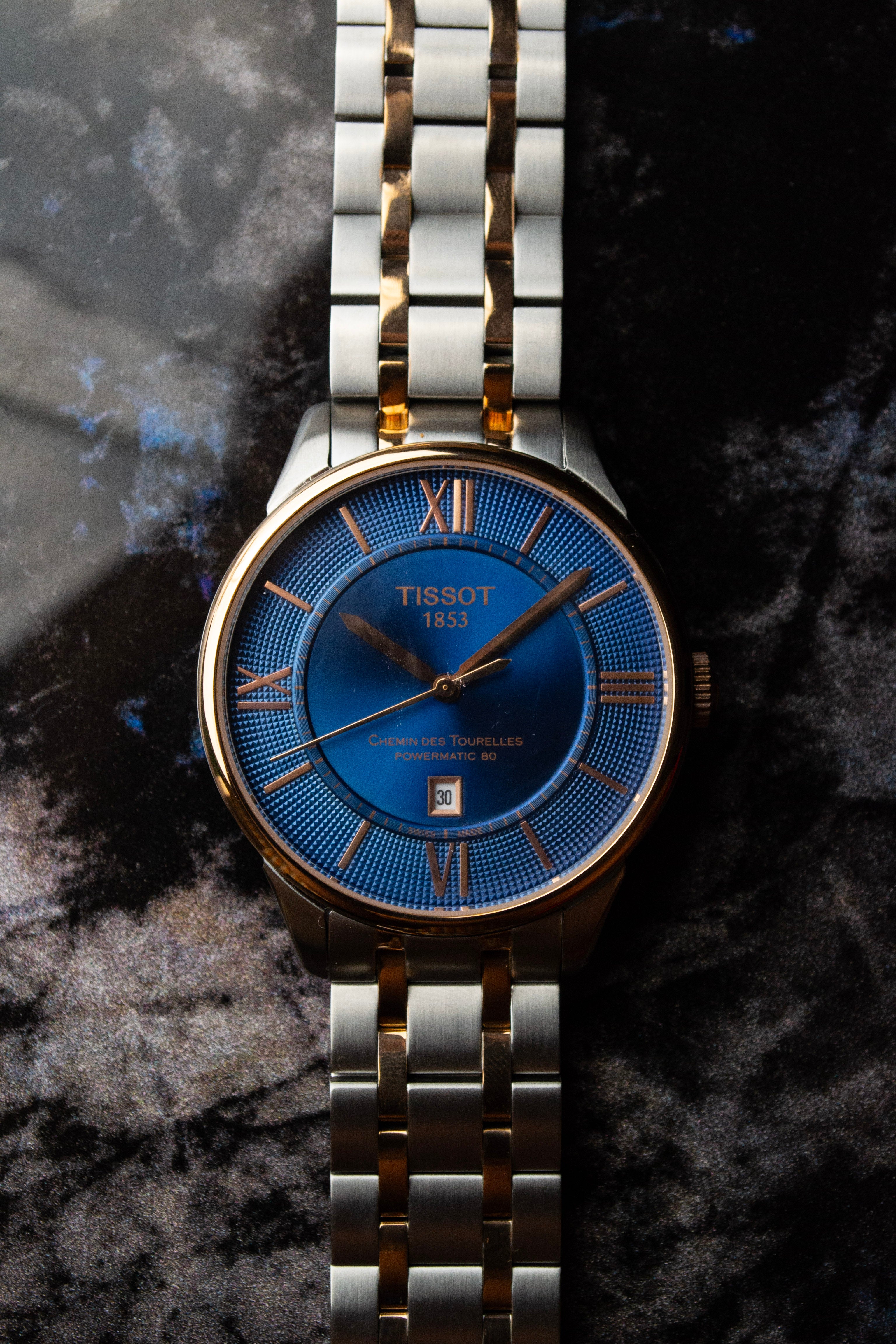 Tissot Chemin Des Tourelles Bleu Or