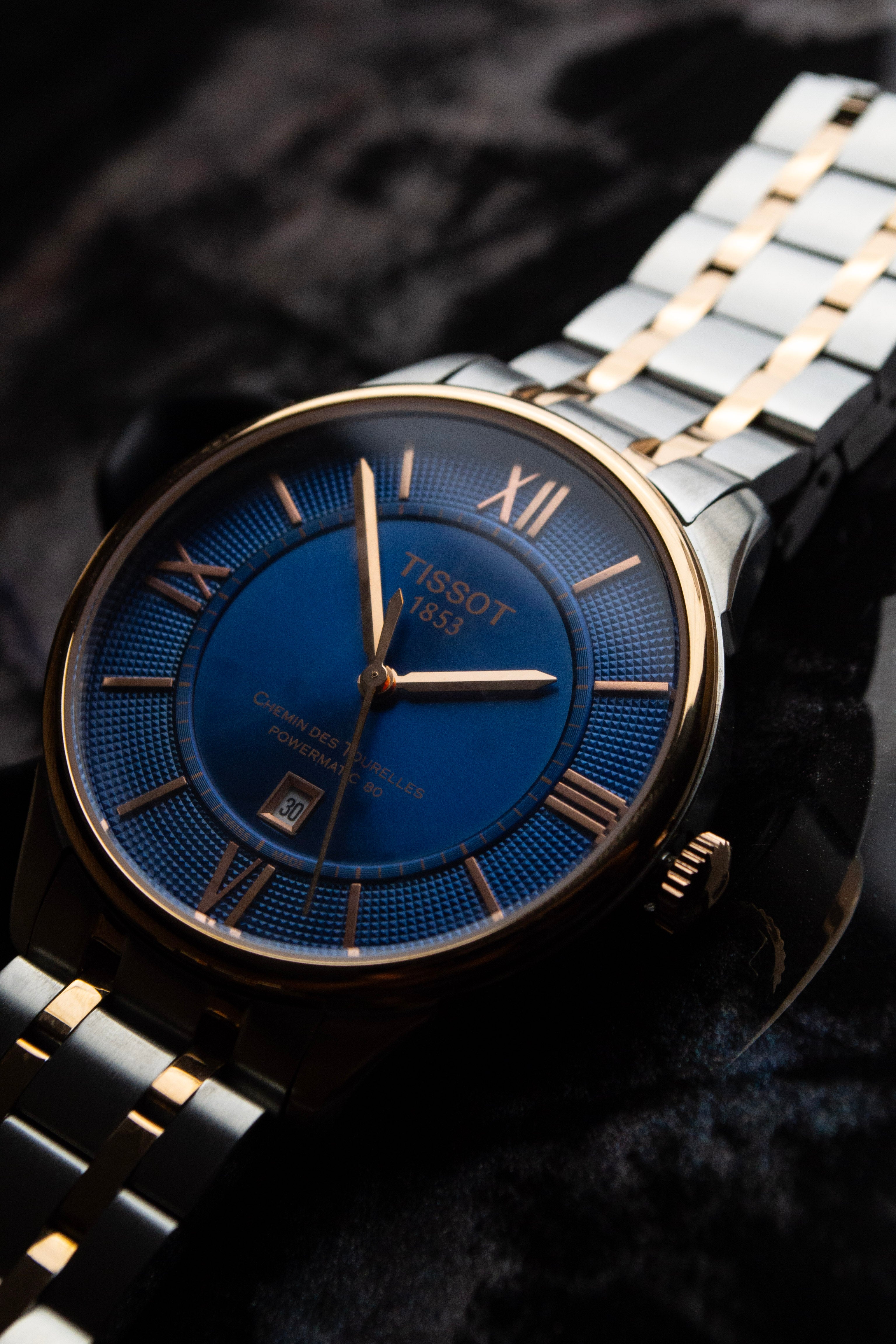 Tissot Chemin Des Tourelles Bleu Or