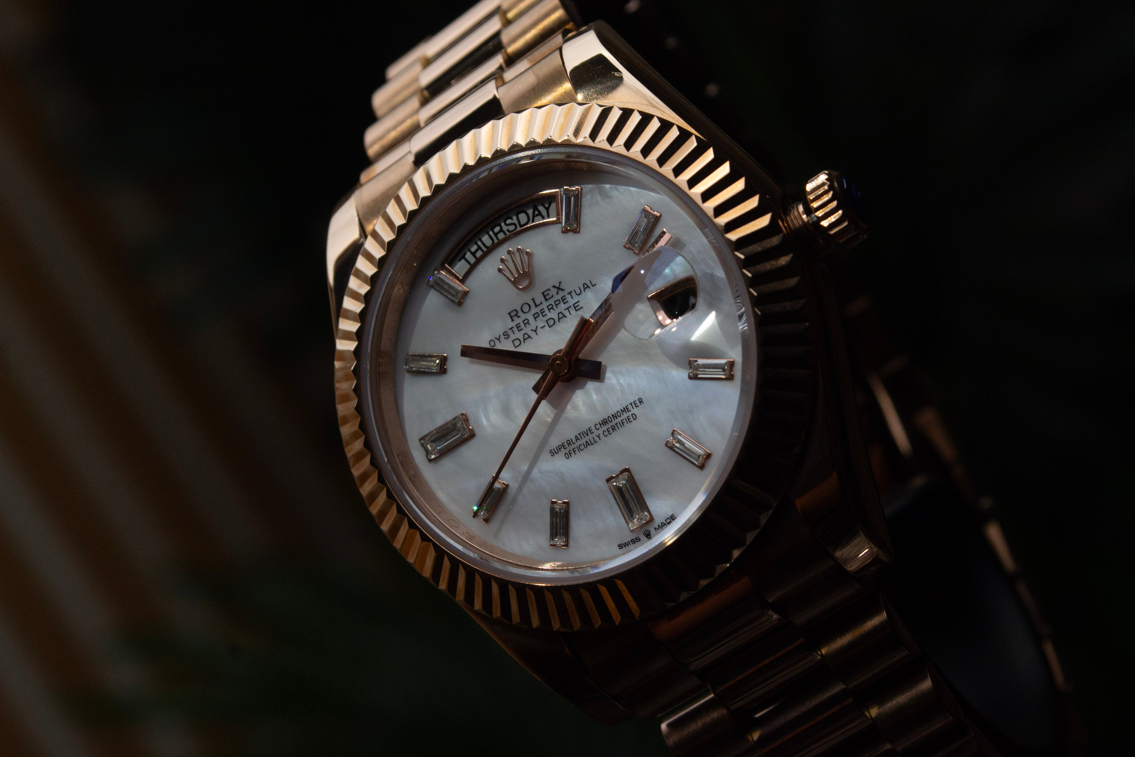 Rosegold "Mother of Pearl "Datejust