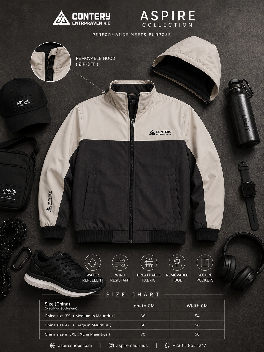 CONTERY Windbreaker Two Tones