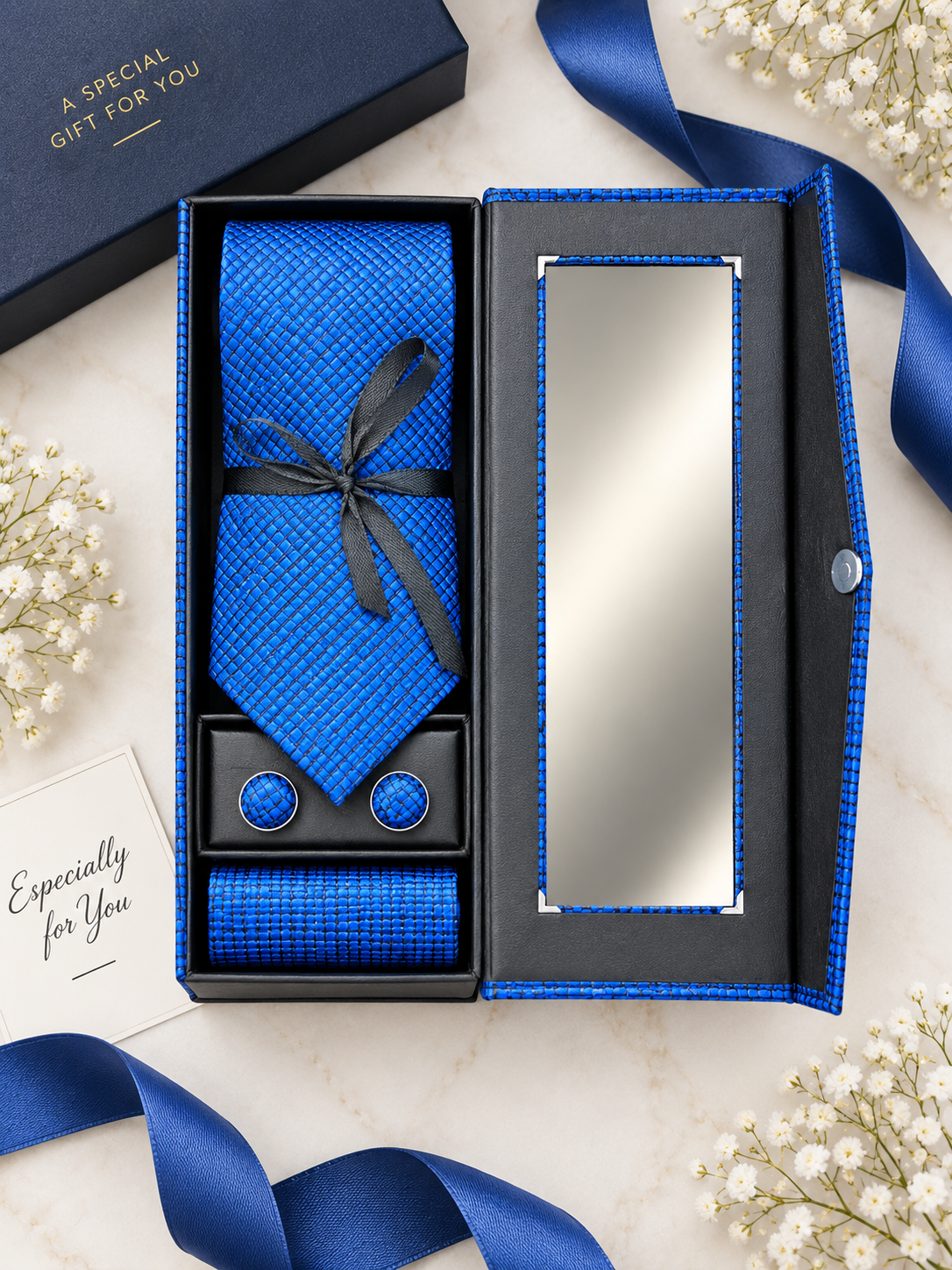 Gentleman Tie Set Light Blue