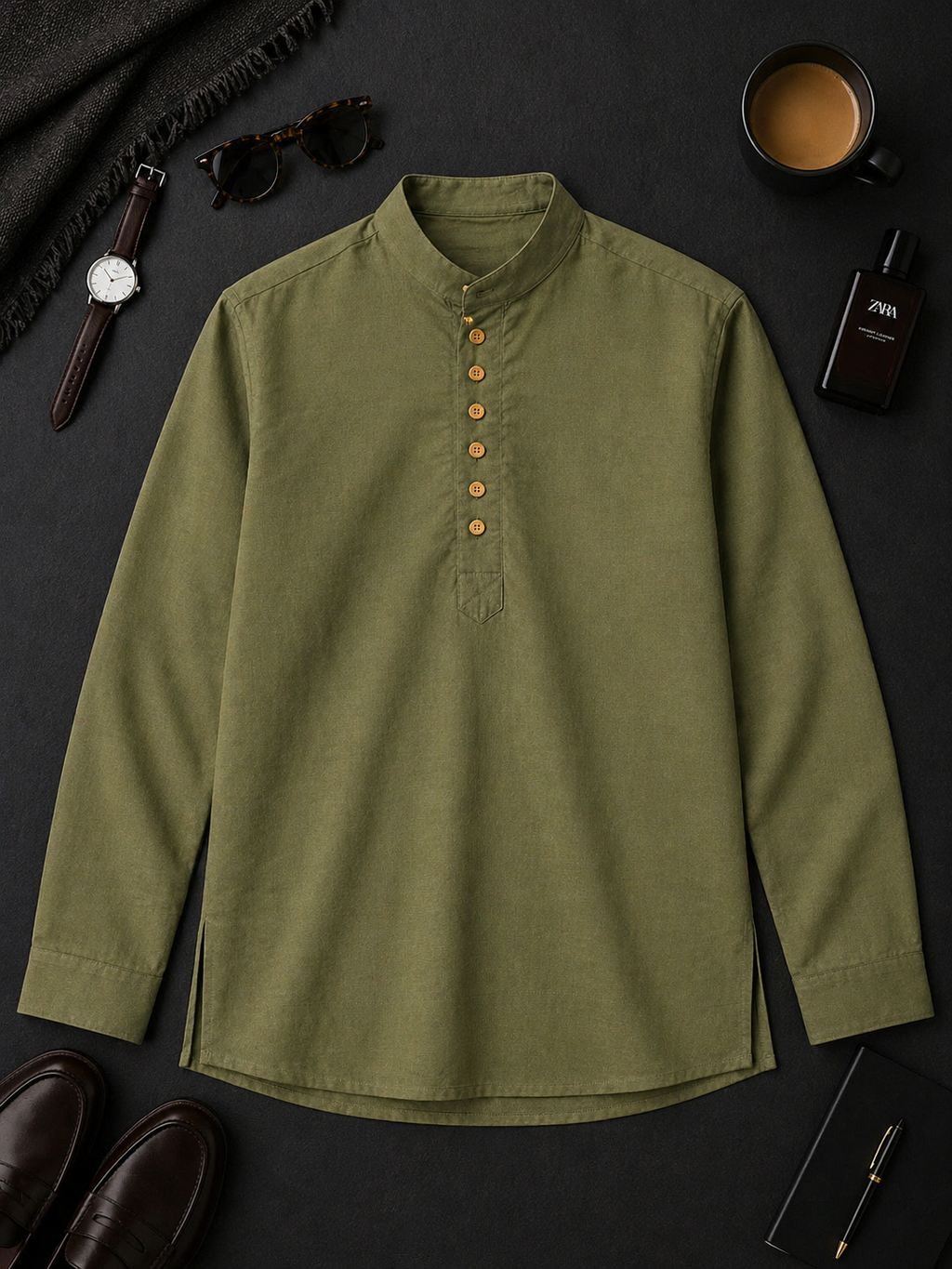 Kurta Shirt Linen