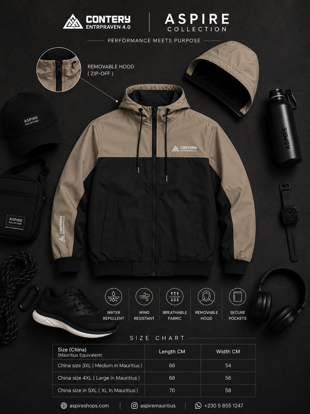 CONTERY Windbreaker Two Tones