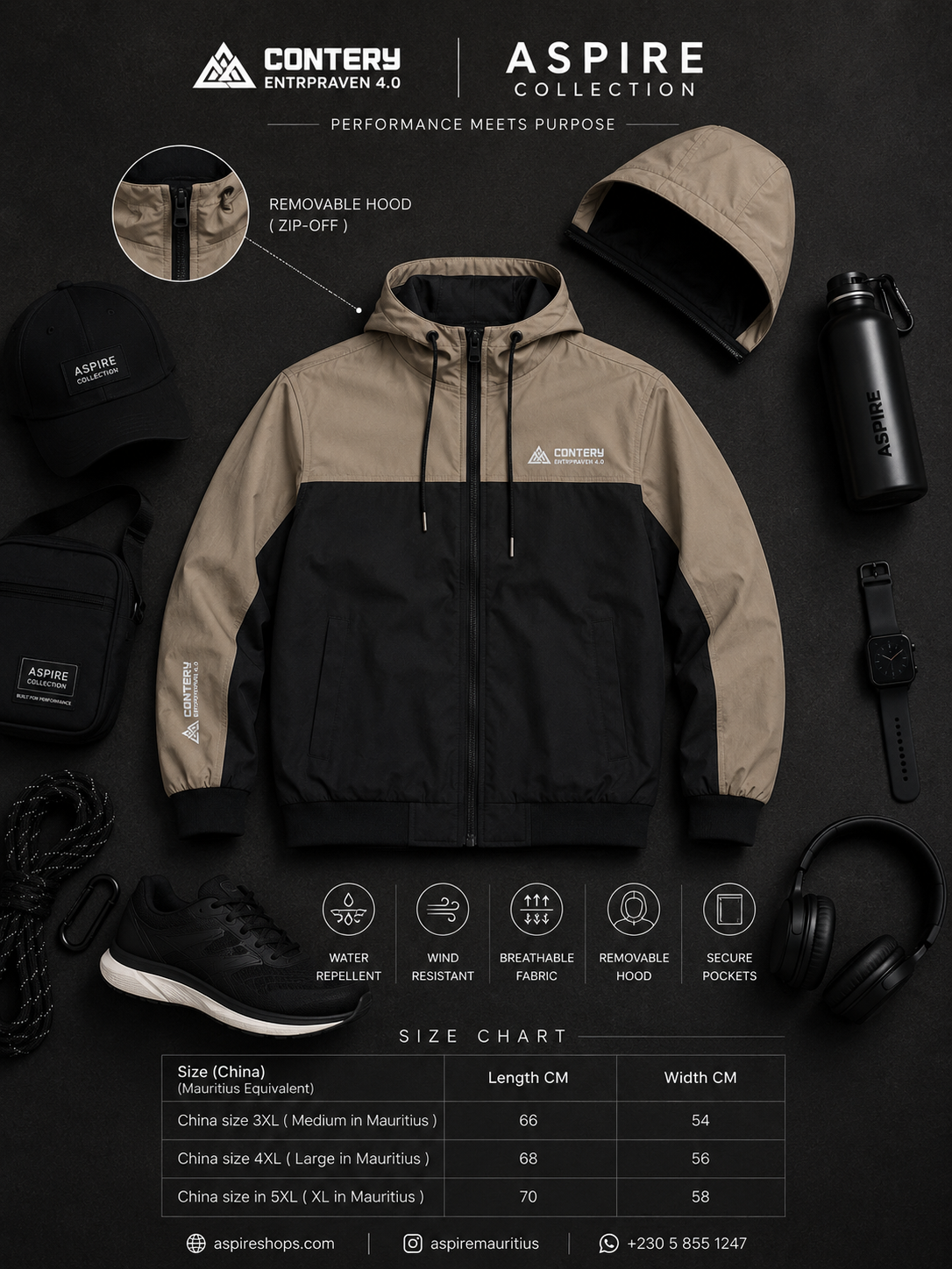 CONTERY Windbreaker Two Tones