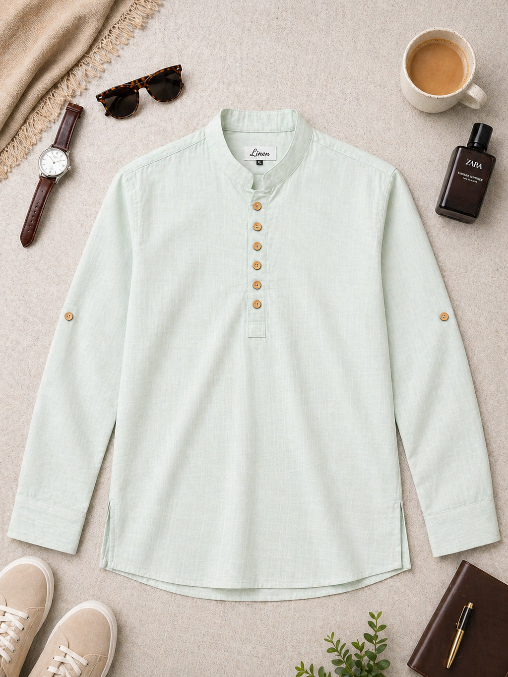 Kurta Shirt Linen