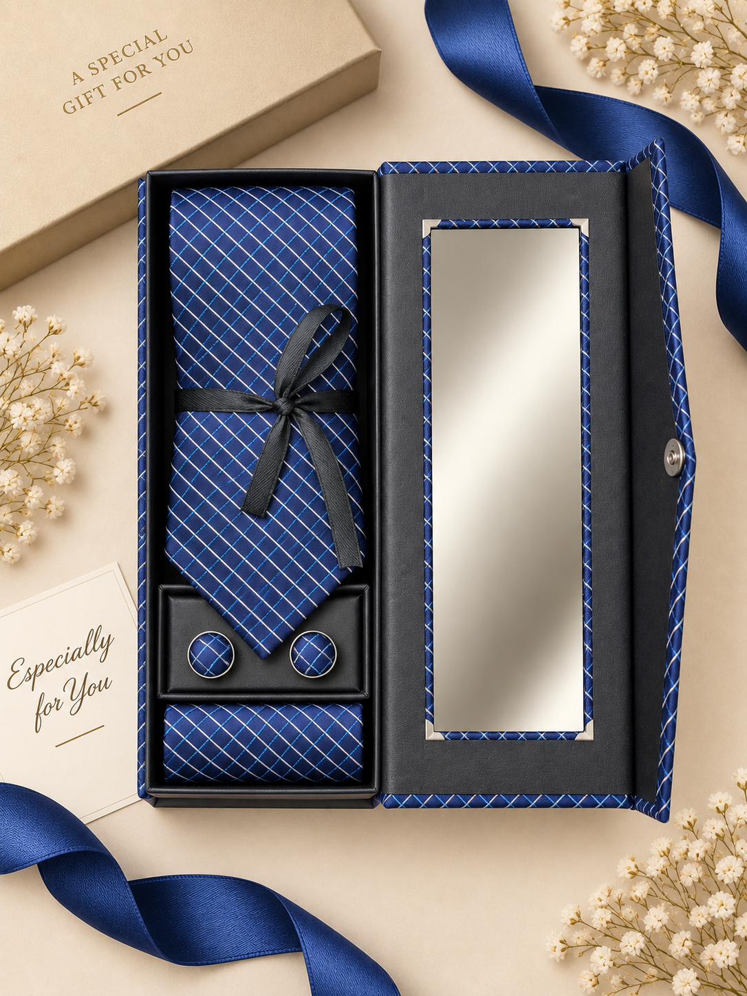 Gentleman Tie Set Light Blue