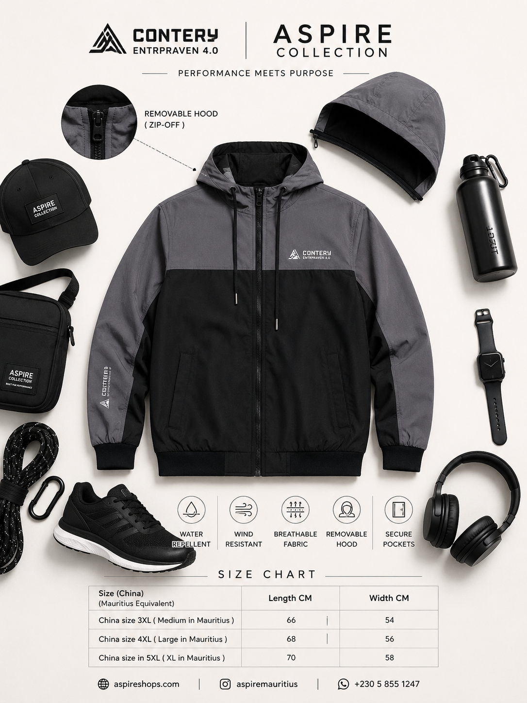 CONTERY Windbreaker Two Tones