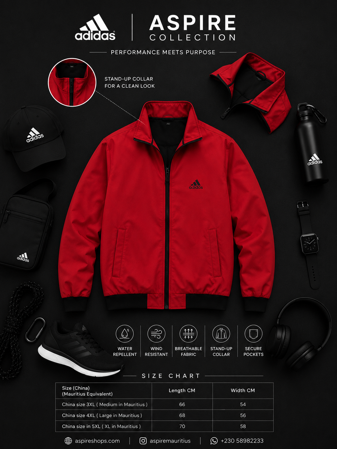 Adidas Hooded Windbreaker Jacket