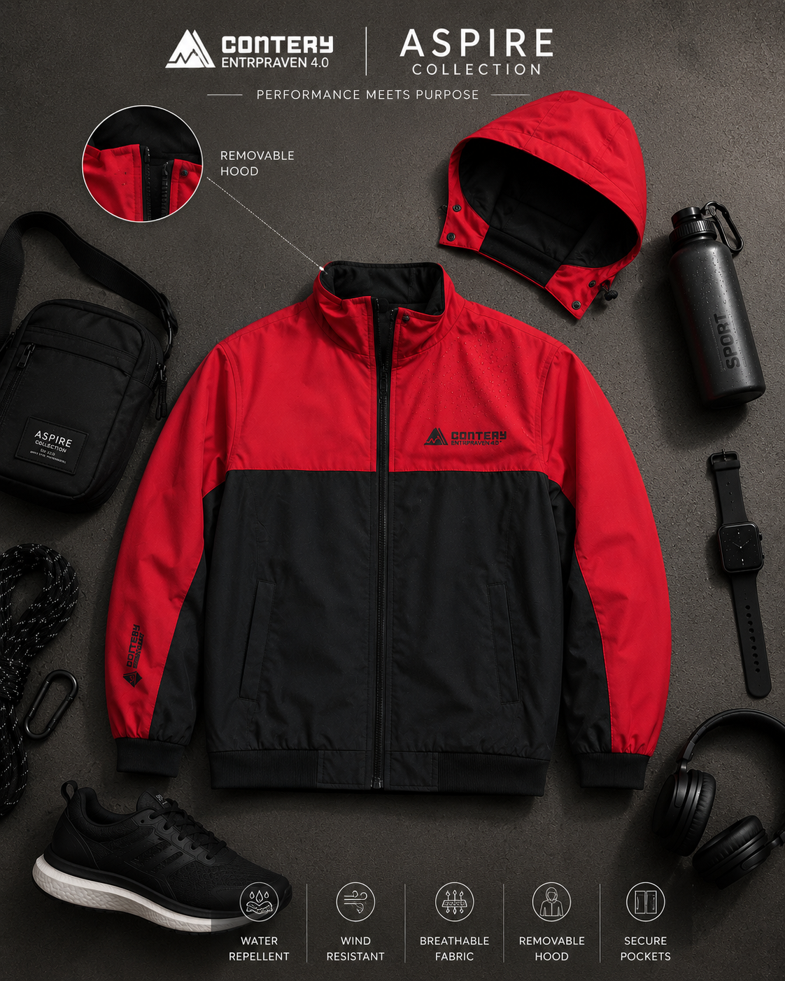 CONTERY Windbreaker Two Tones