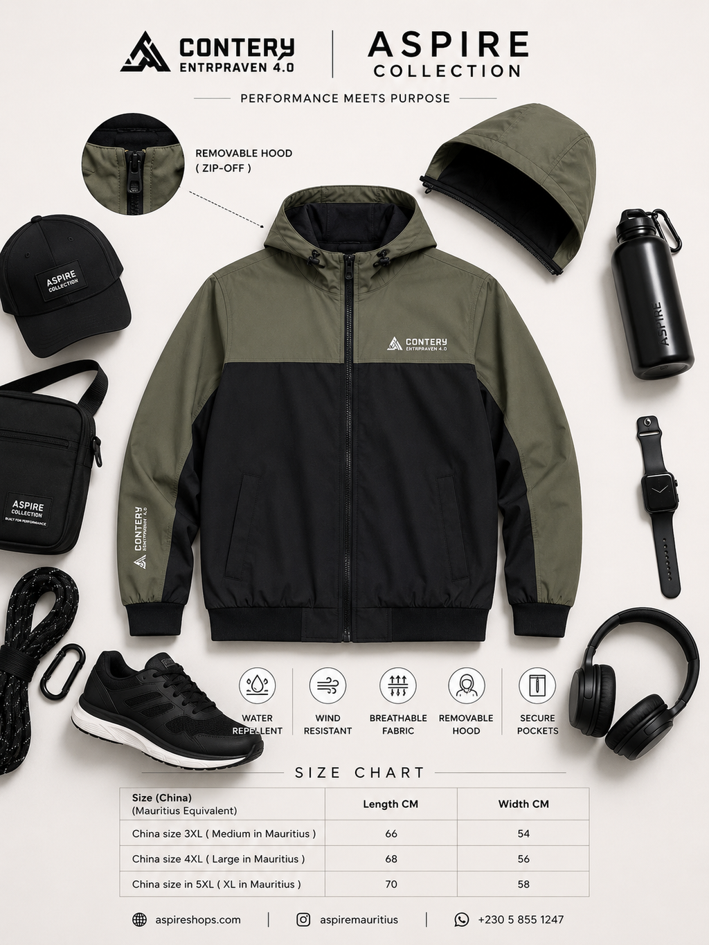 CONTERY Windbreaker Two Tones