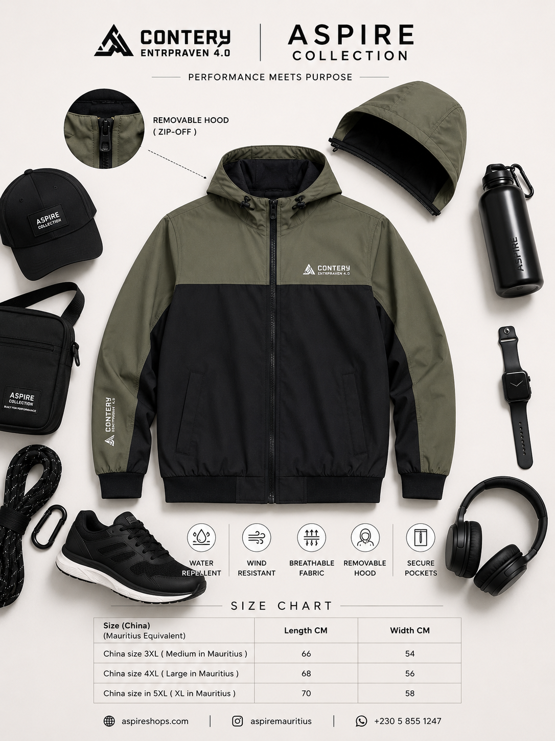 CONTERY Windbreaker Two Tones