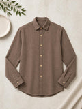Linen Shirt Long Sleeve with Collar