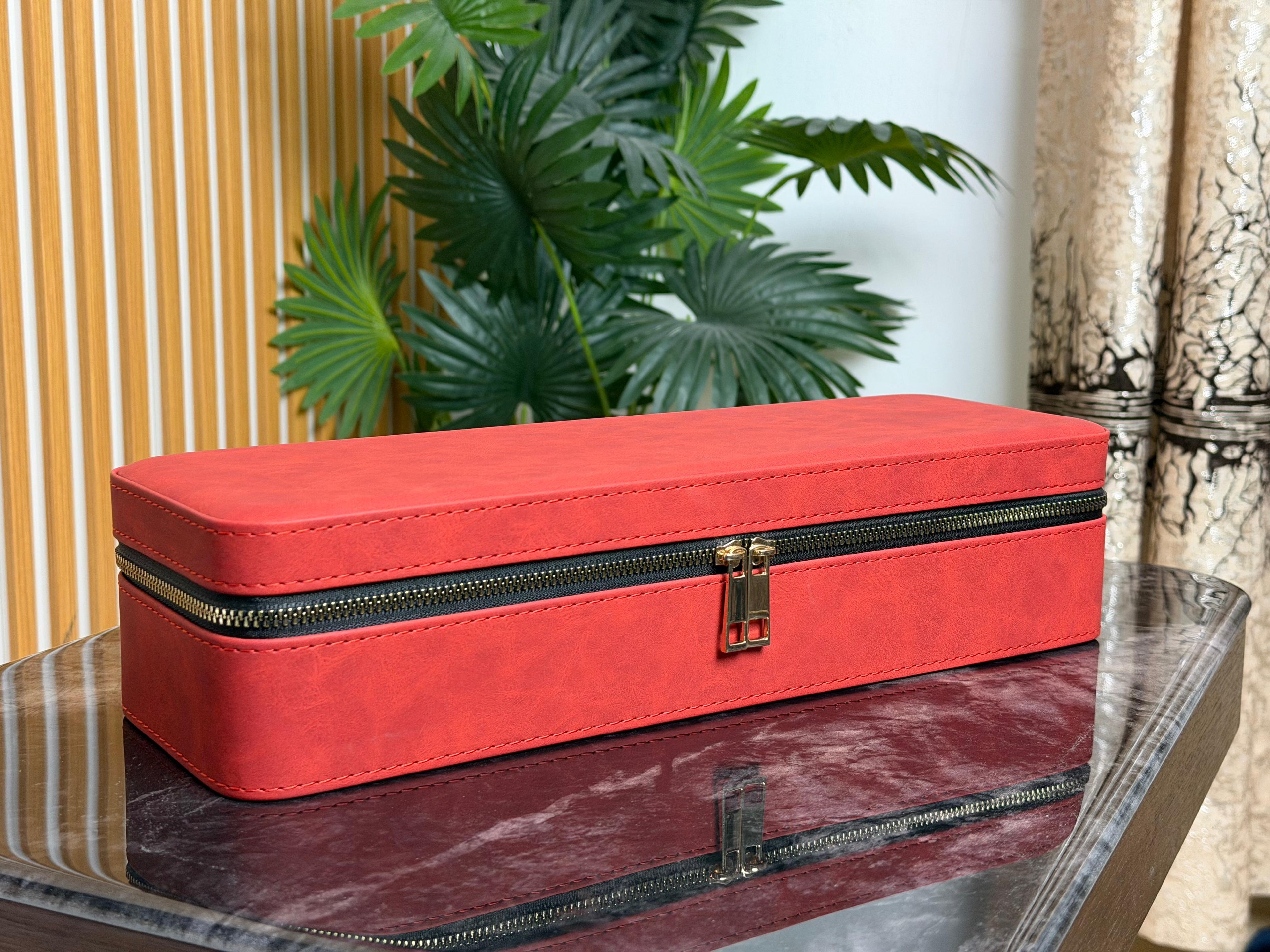 Watchbox Storage 6 Slots Leather Case
