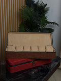 Watchbox Storage 6 Slots Leather Case