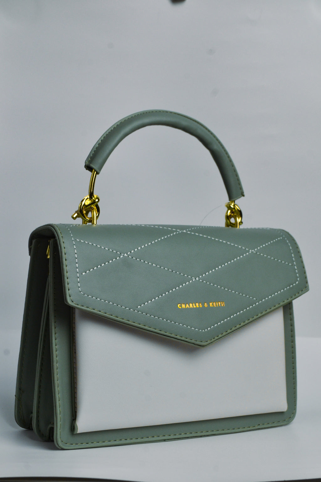Charles & Keith Green Handbag