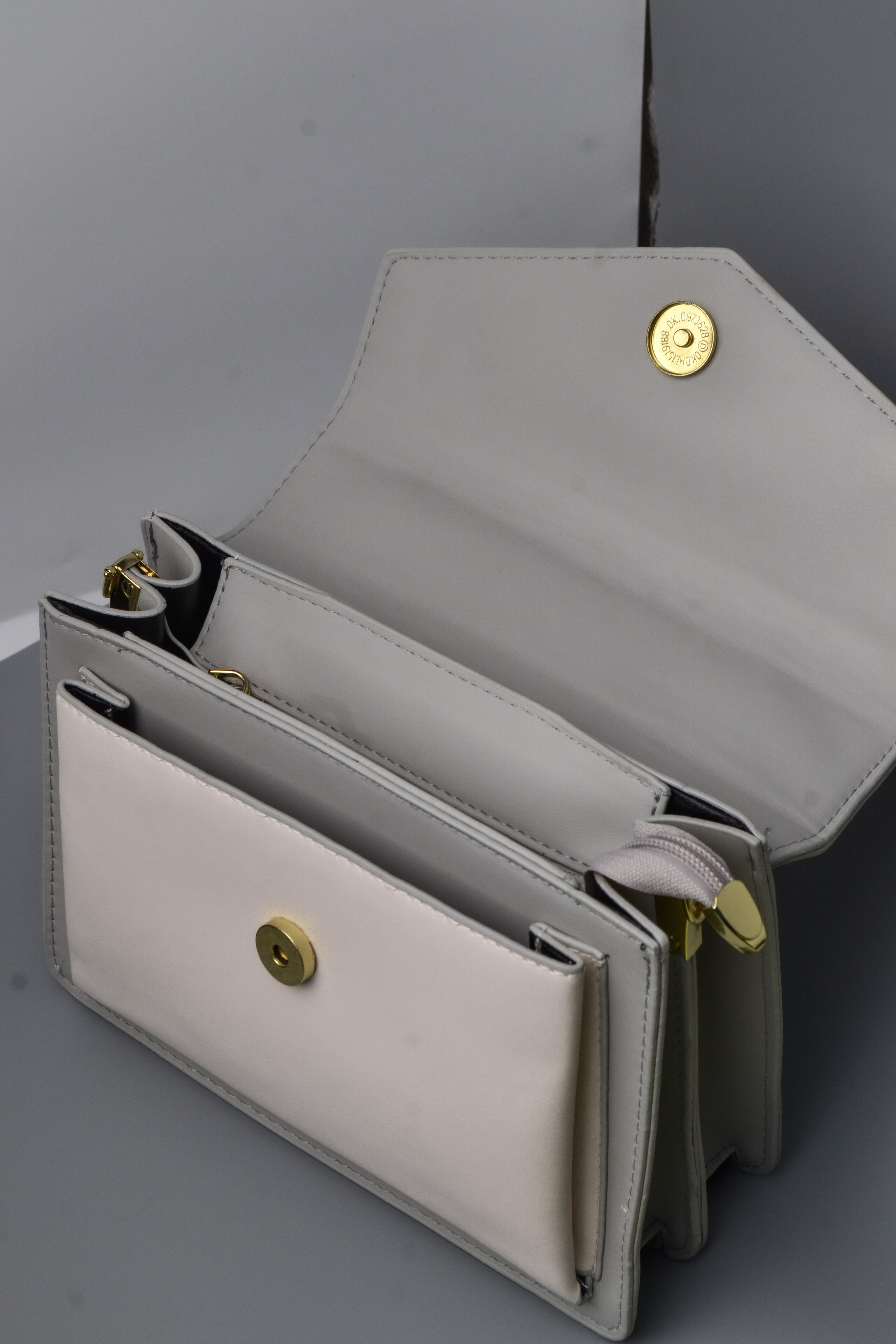 Charles & Keith Grey Handbag