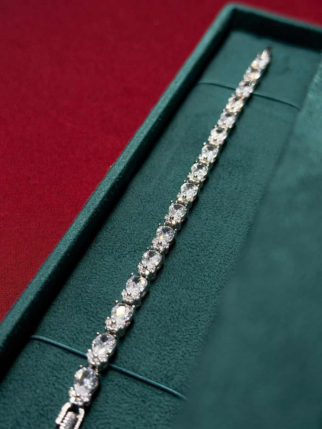 Pear Cut Tennis Bracelet