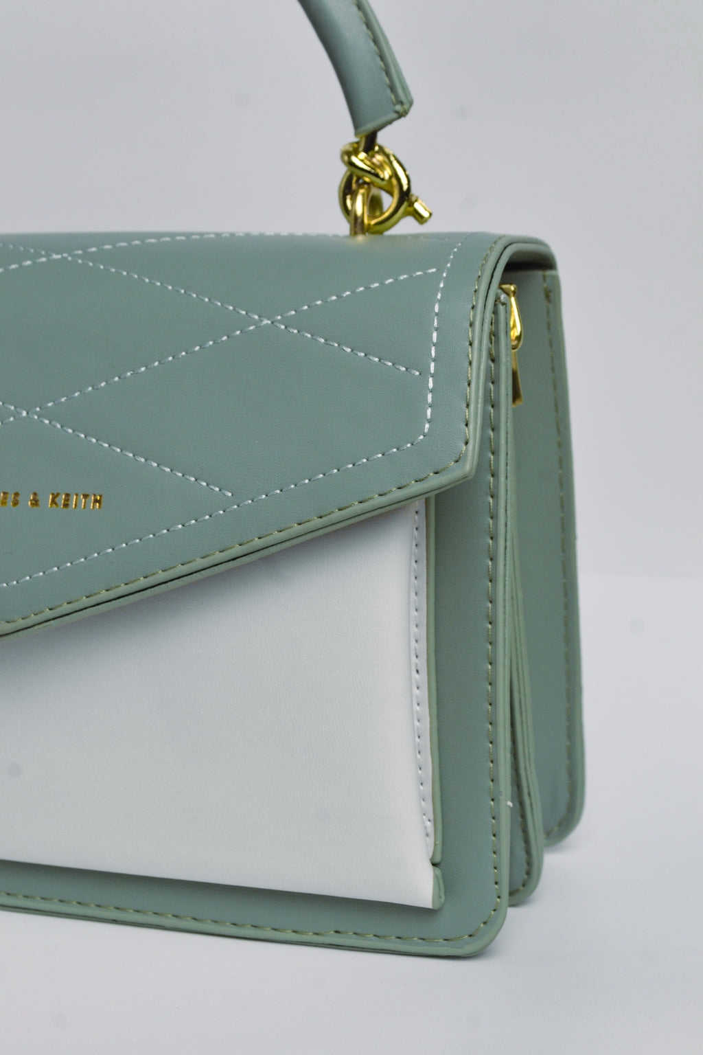 Charles & Keith Green Handbag