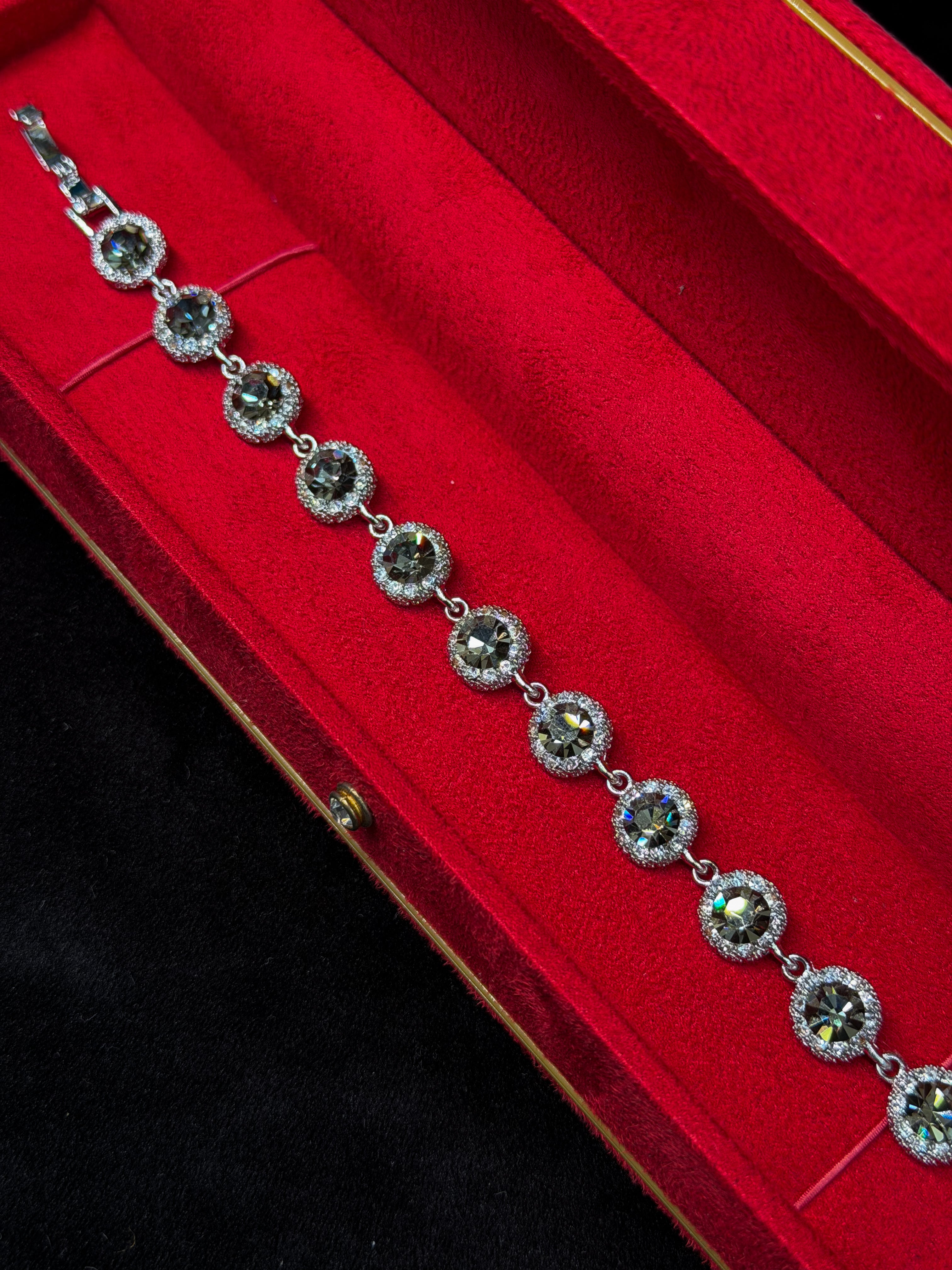 Obsidian Tennis Bracelet