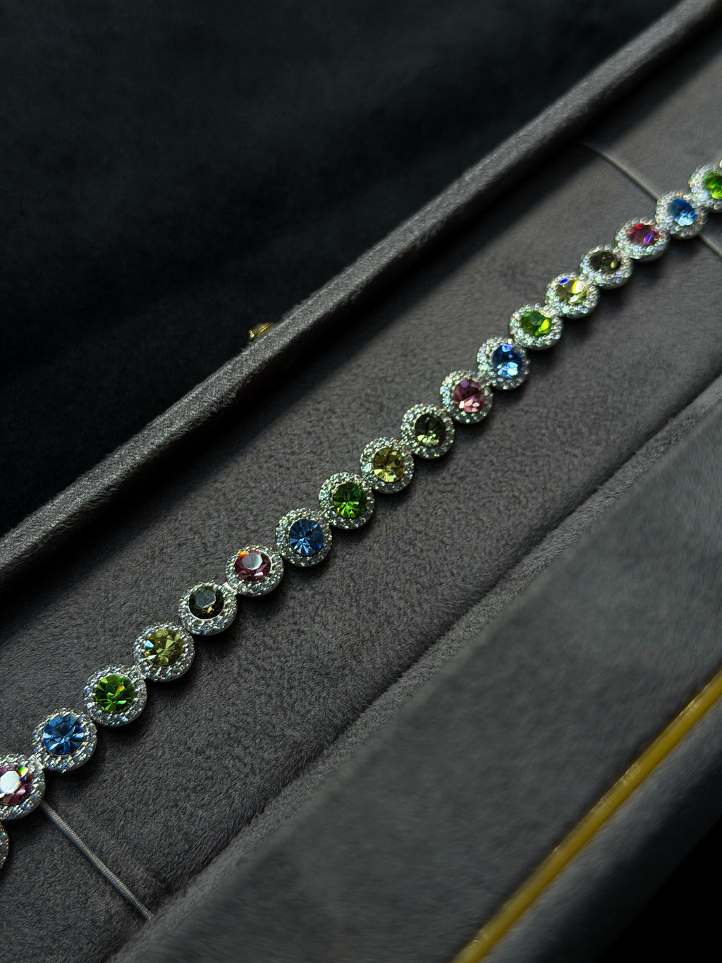Rainbow Tennis Bracelet