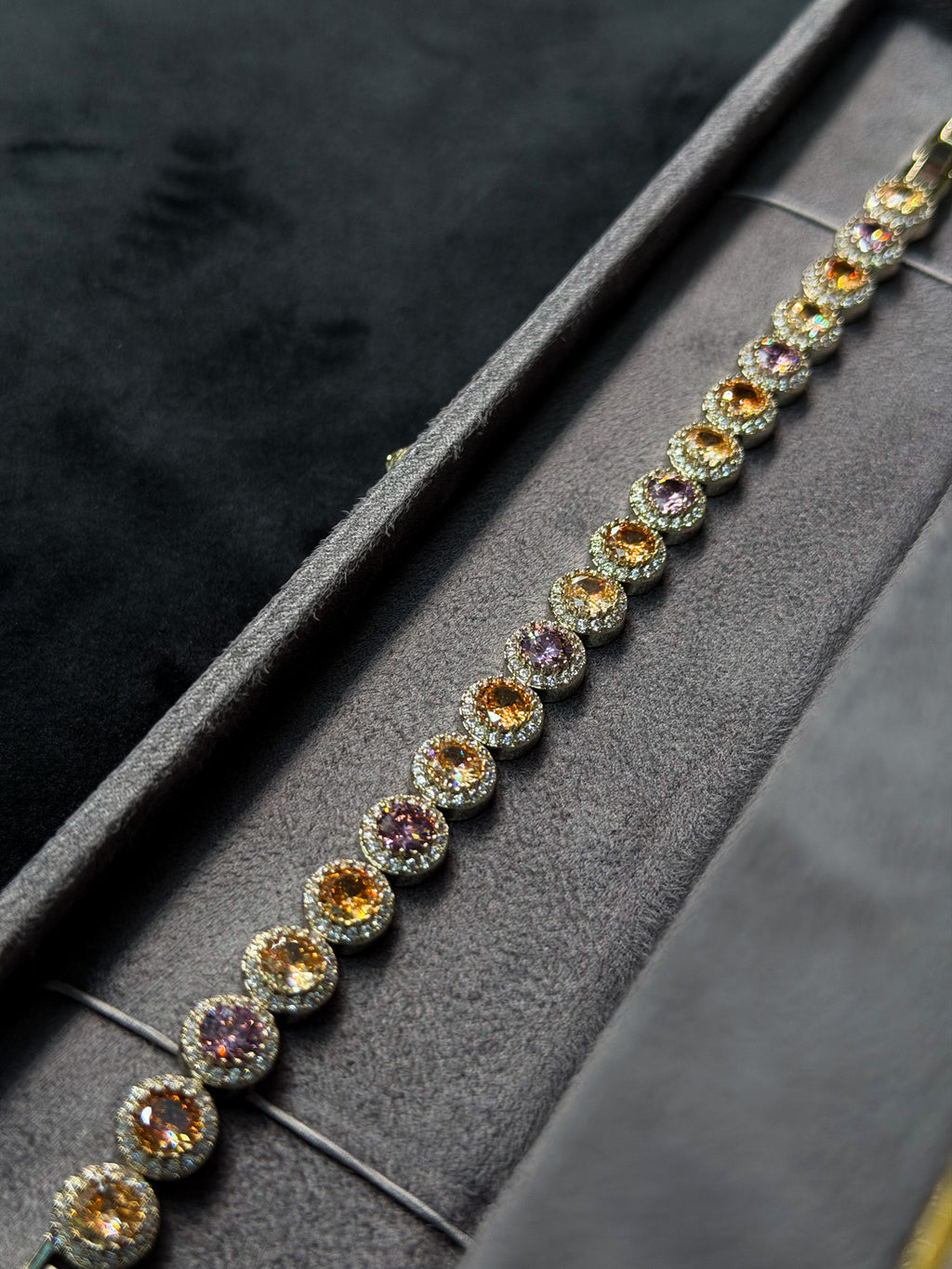 Champagne Tennis Bracelet