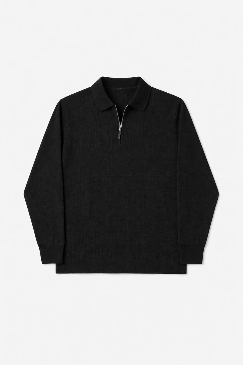 Half Zipper Collar