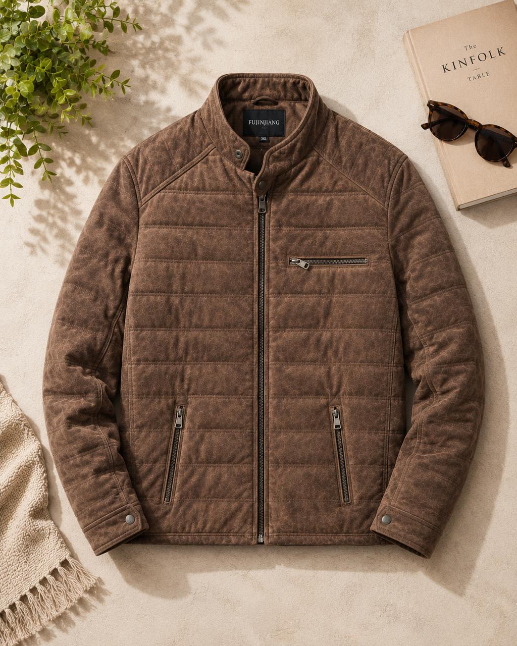 SUEDE Jacket Puffer