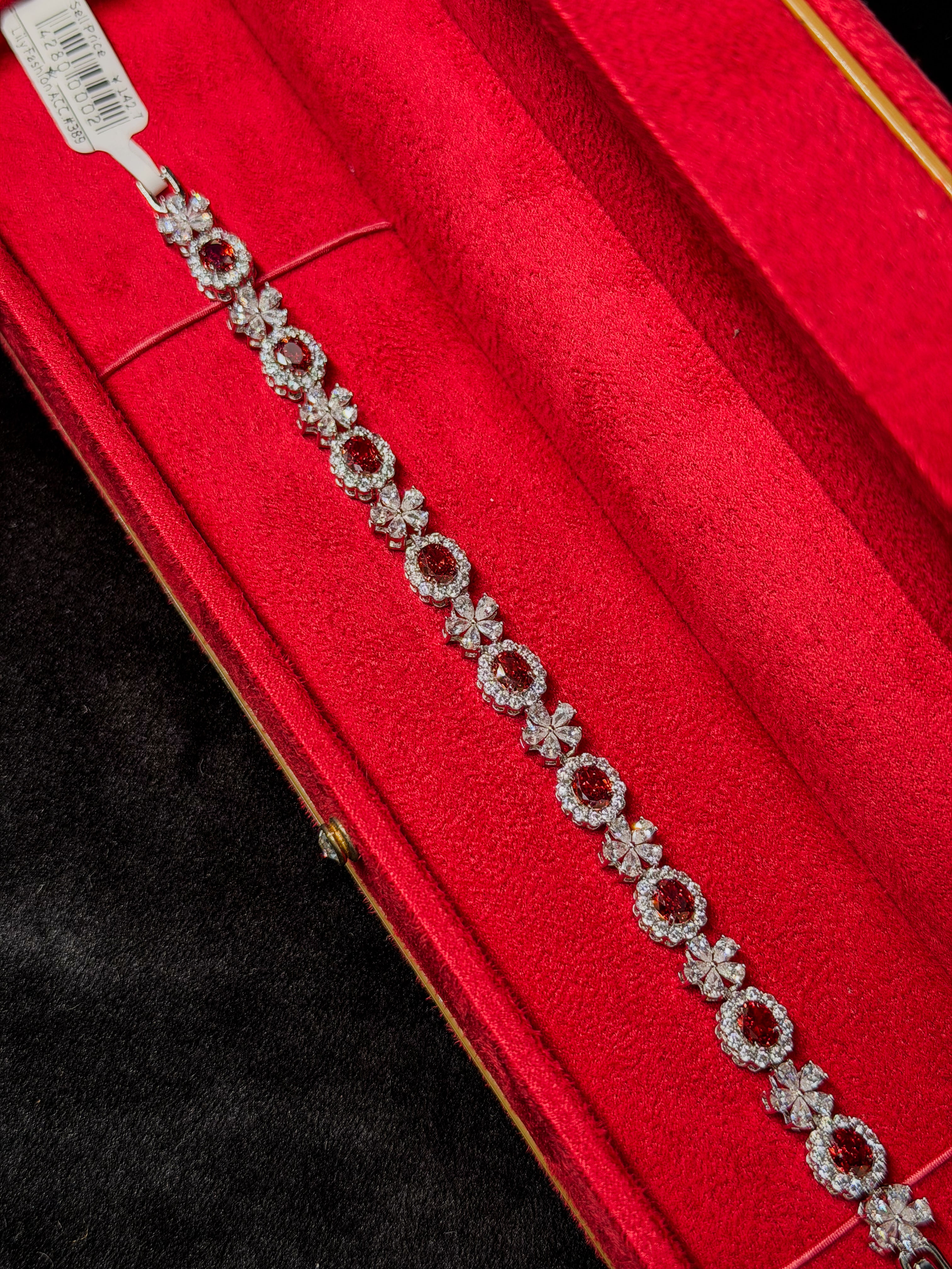 Ruby Tennis Bracelet
