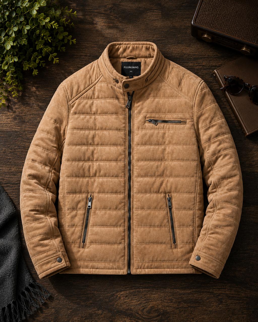 SUEDE Jacket Puffer