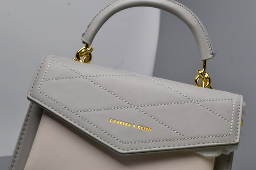 Charles & Keith Grey Handbag