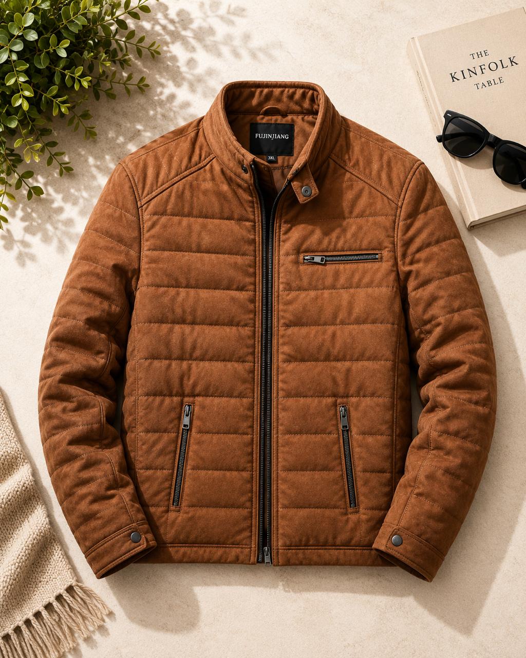 SUEDE Jacket Puffer