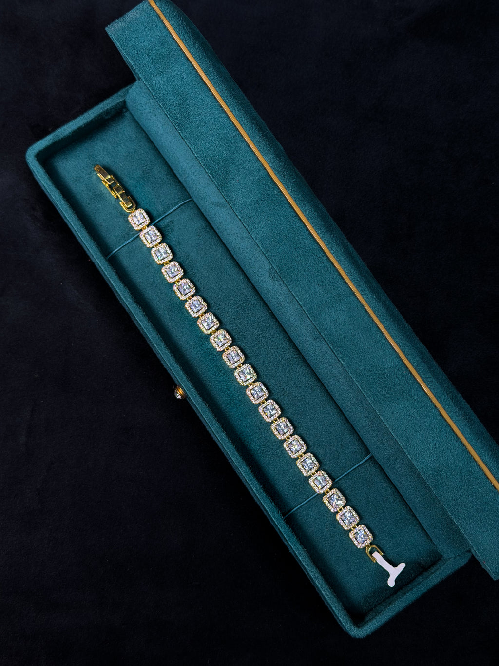 Royal Crown Tennis Bracelet