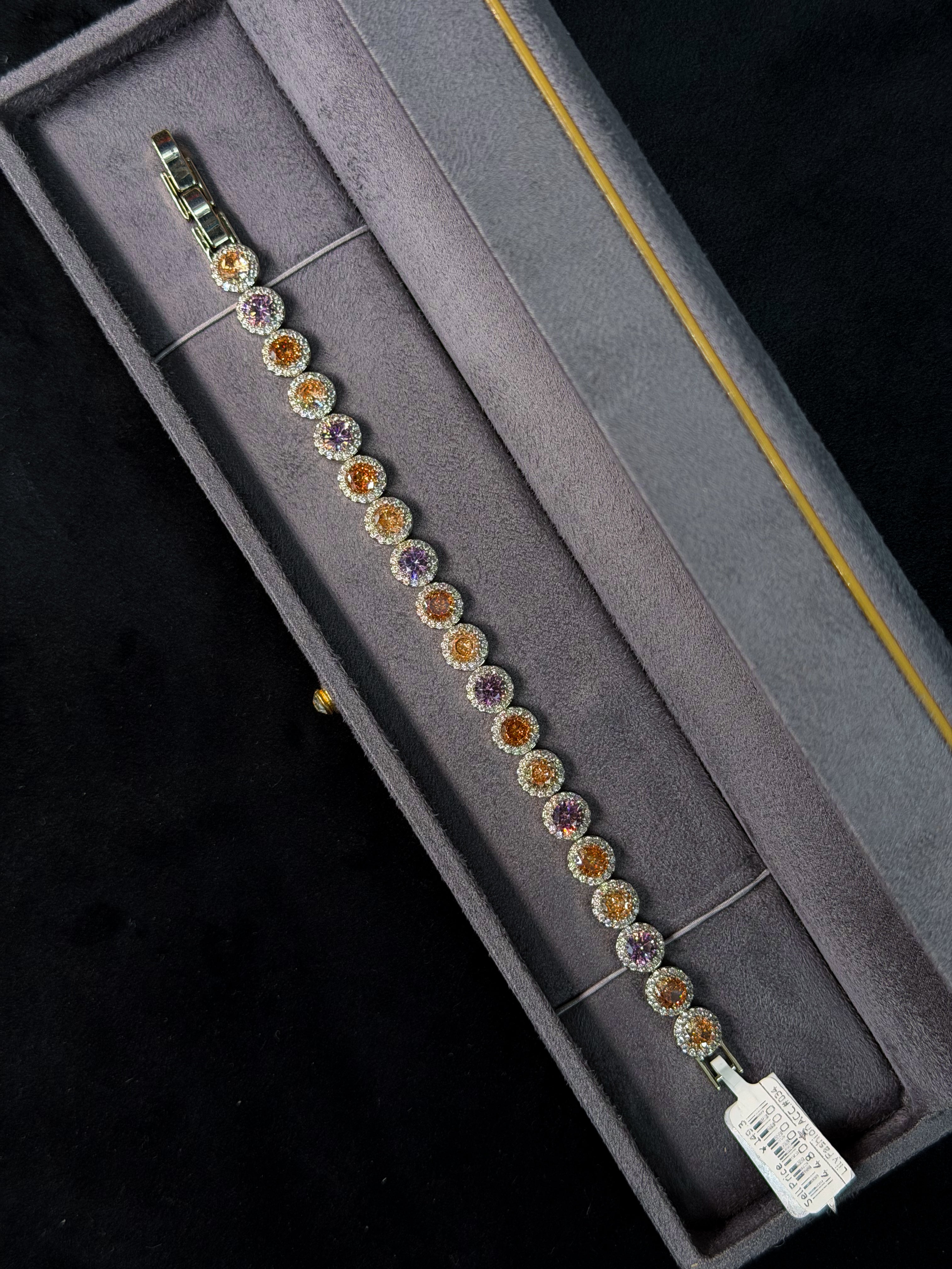 Champagne Tennis Bracelet
