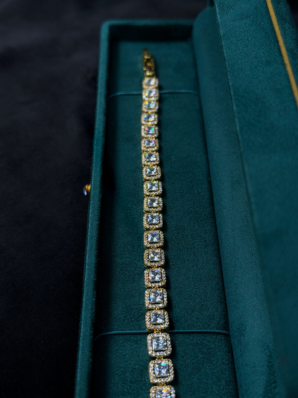 Royal Crown Tennis Bracelet