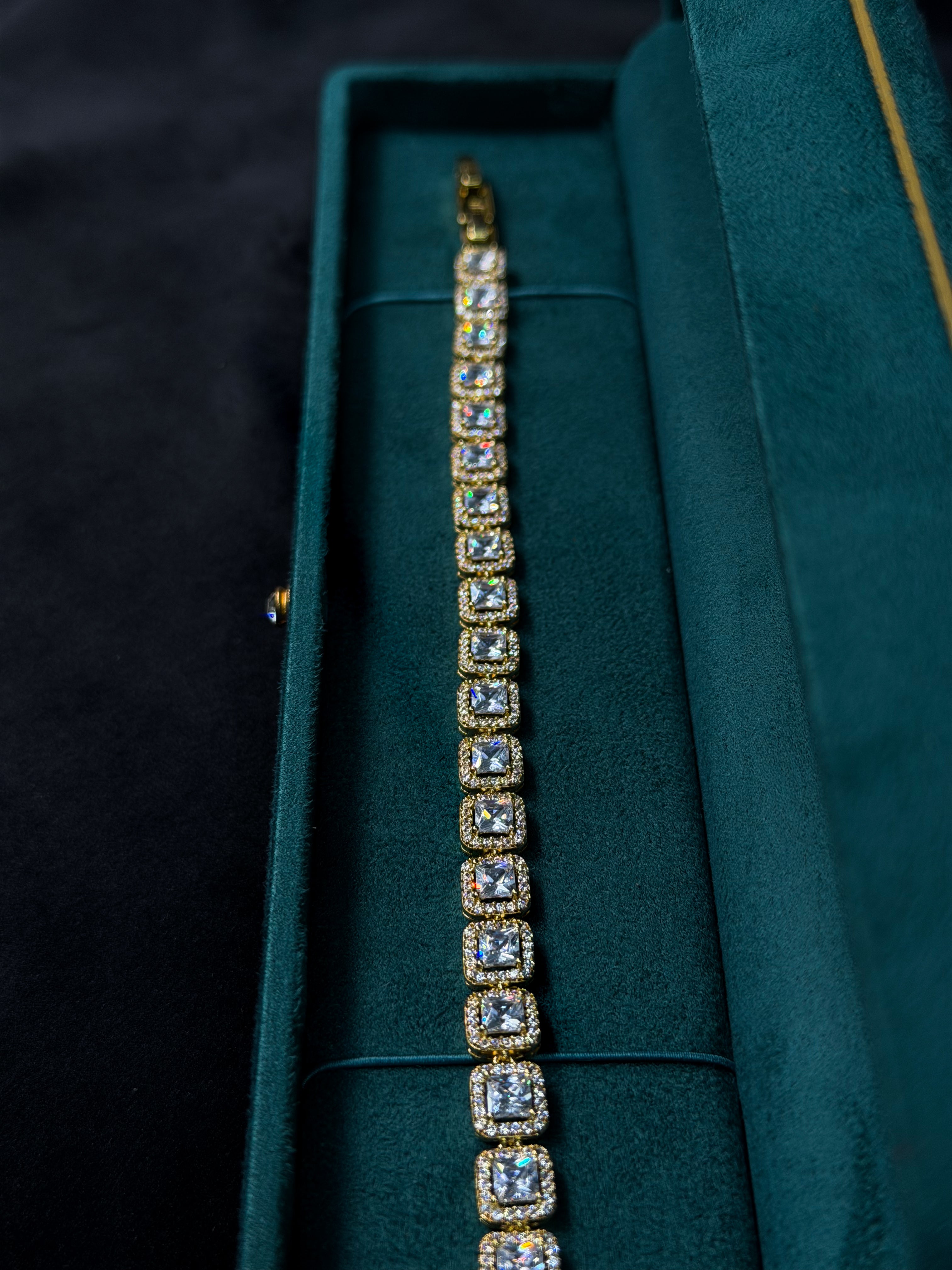 Royal Crown Tennis Bracelet