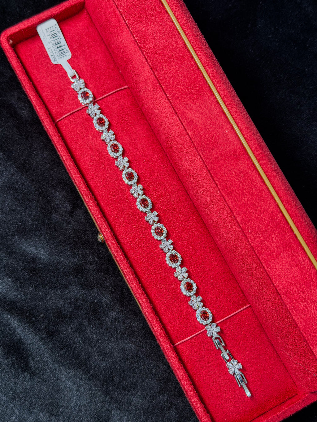 Ruby Tennis Bracelet