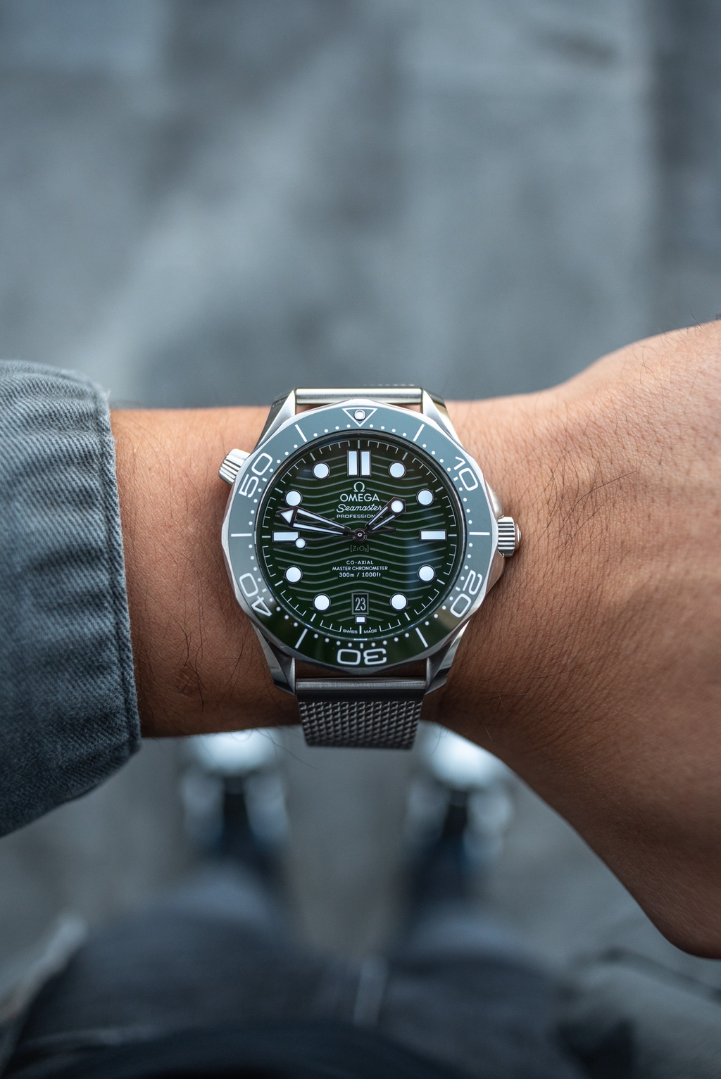 Omega Seamaster Diver300 Green Wave 2026