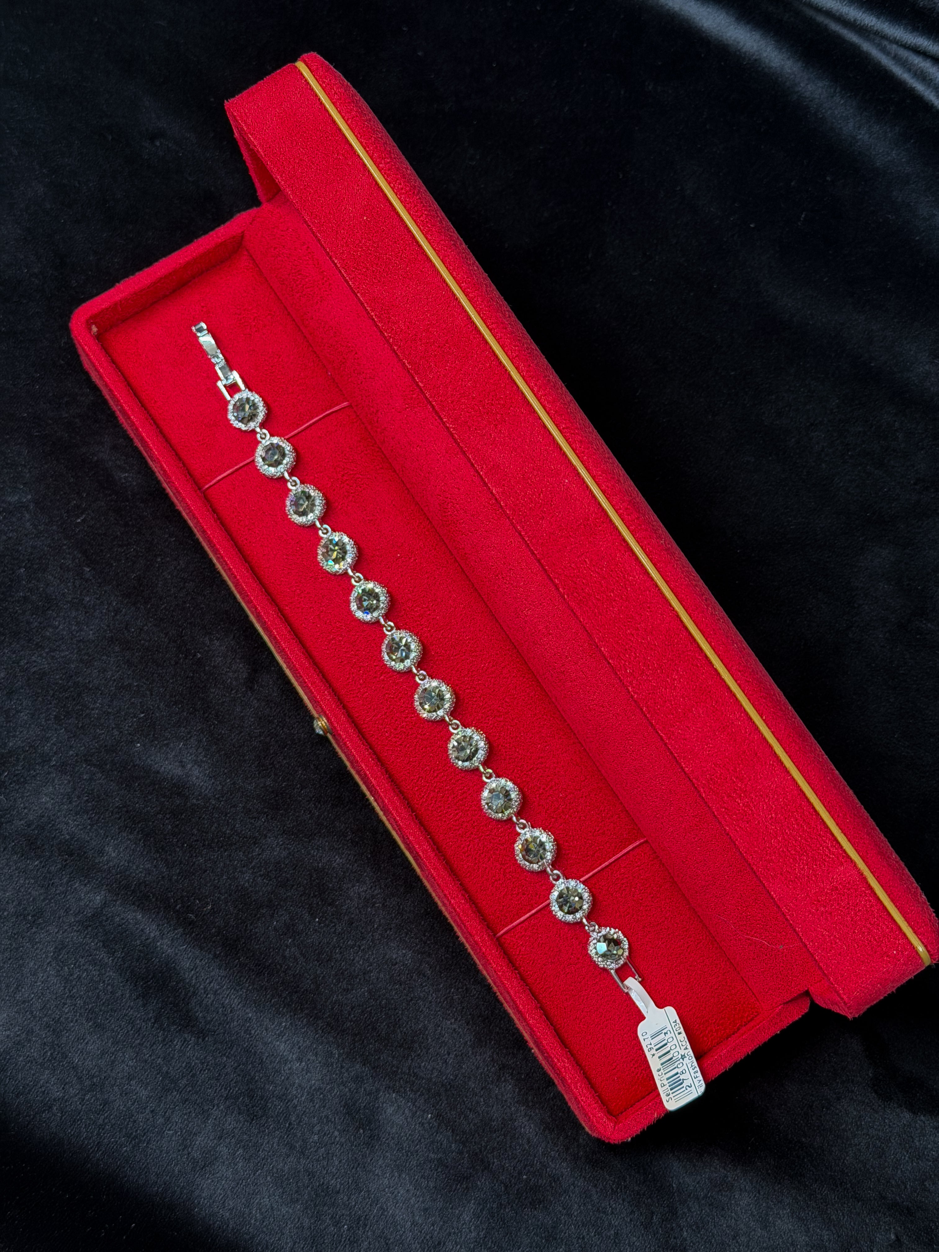 Obsidian Tennis Bracelet