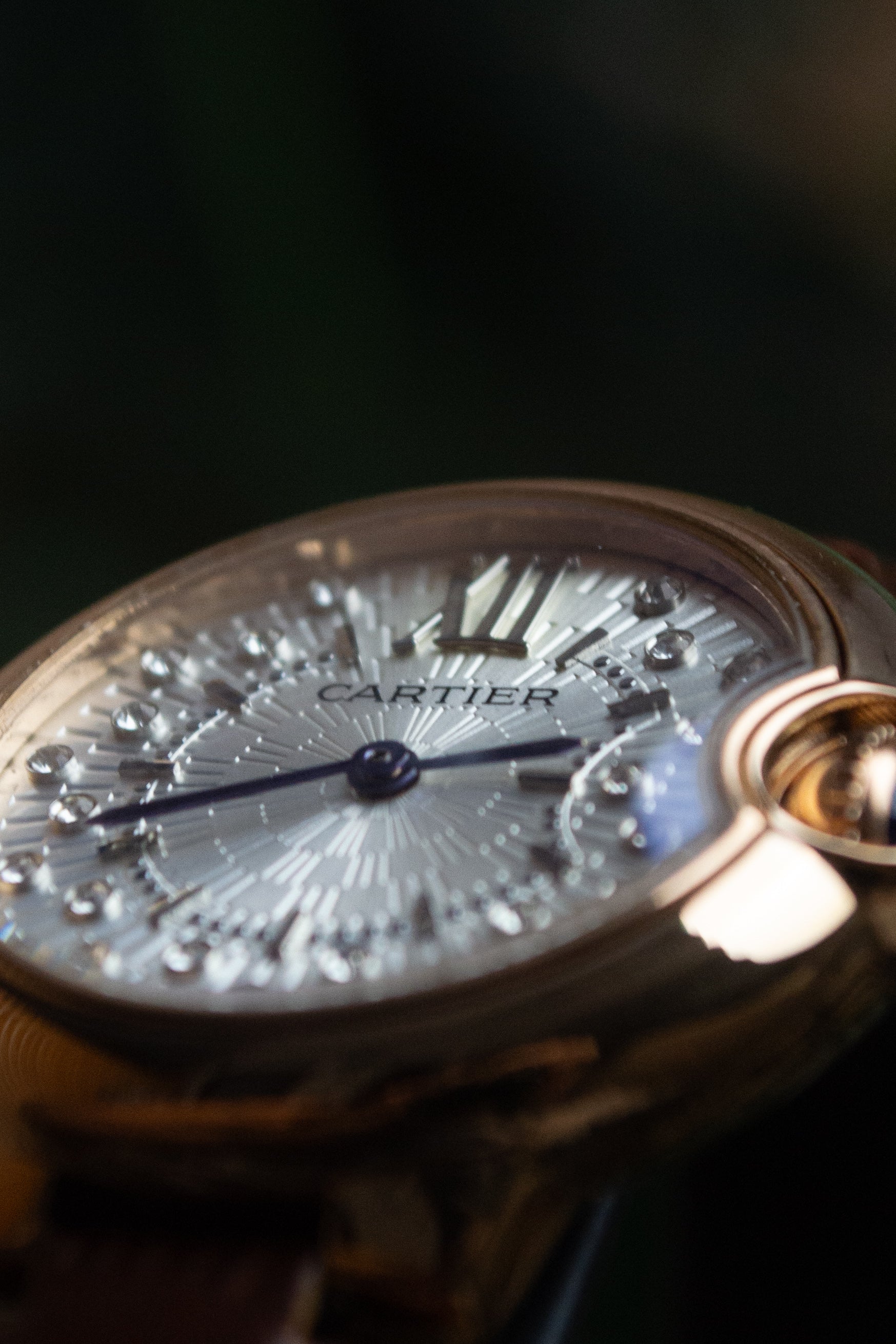 Cartier "Ballon Bleu" Brown For Lady