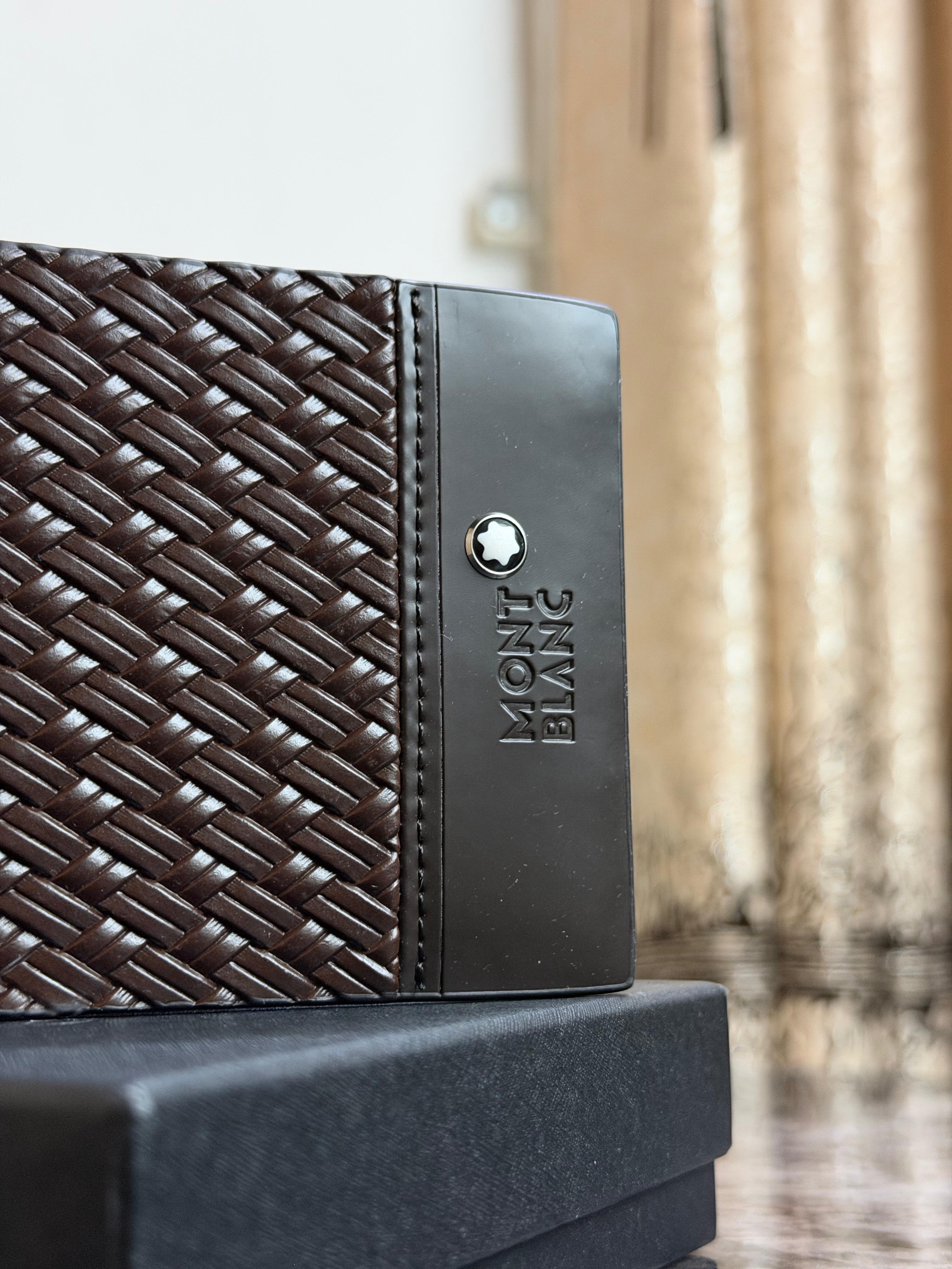 Mont Blanc Brown Motif Wallet