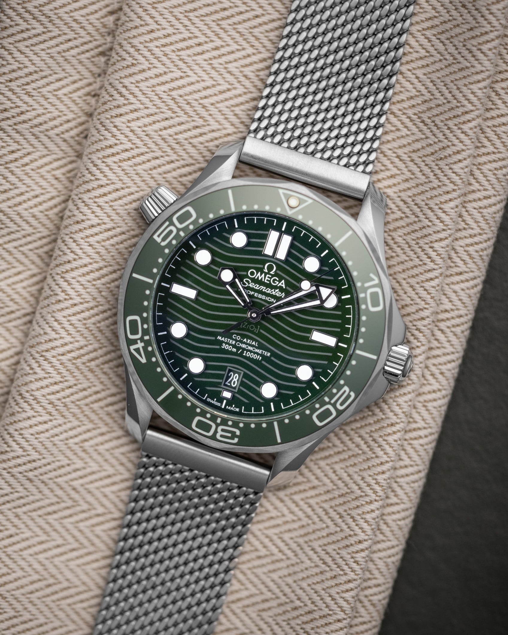 Omega Seamaster Diver300 Green Wave 2026
