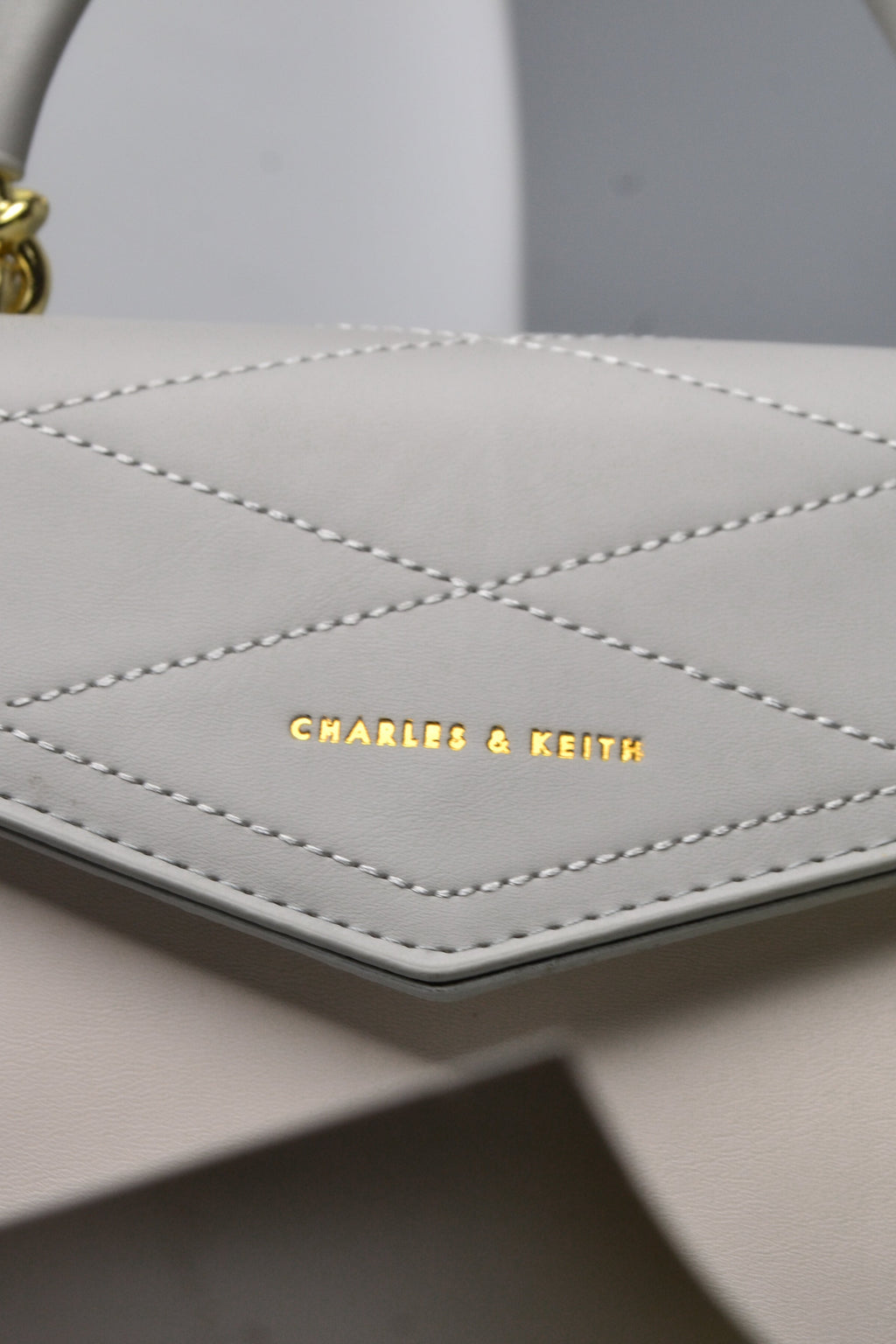 Charles & Keith Grey Handbag