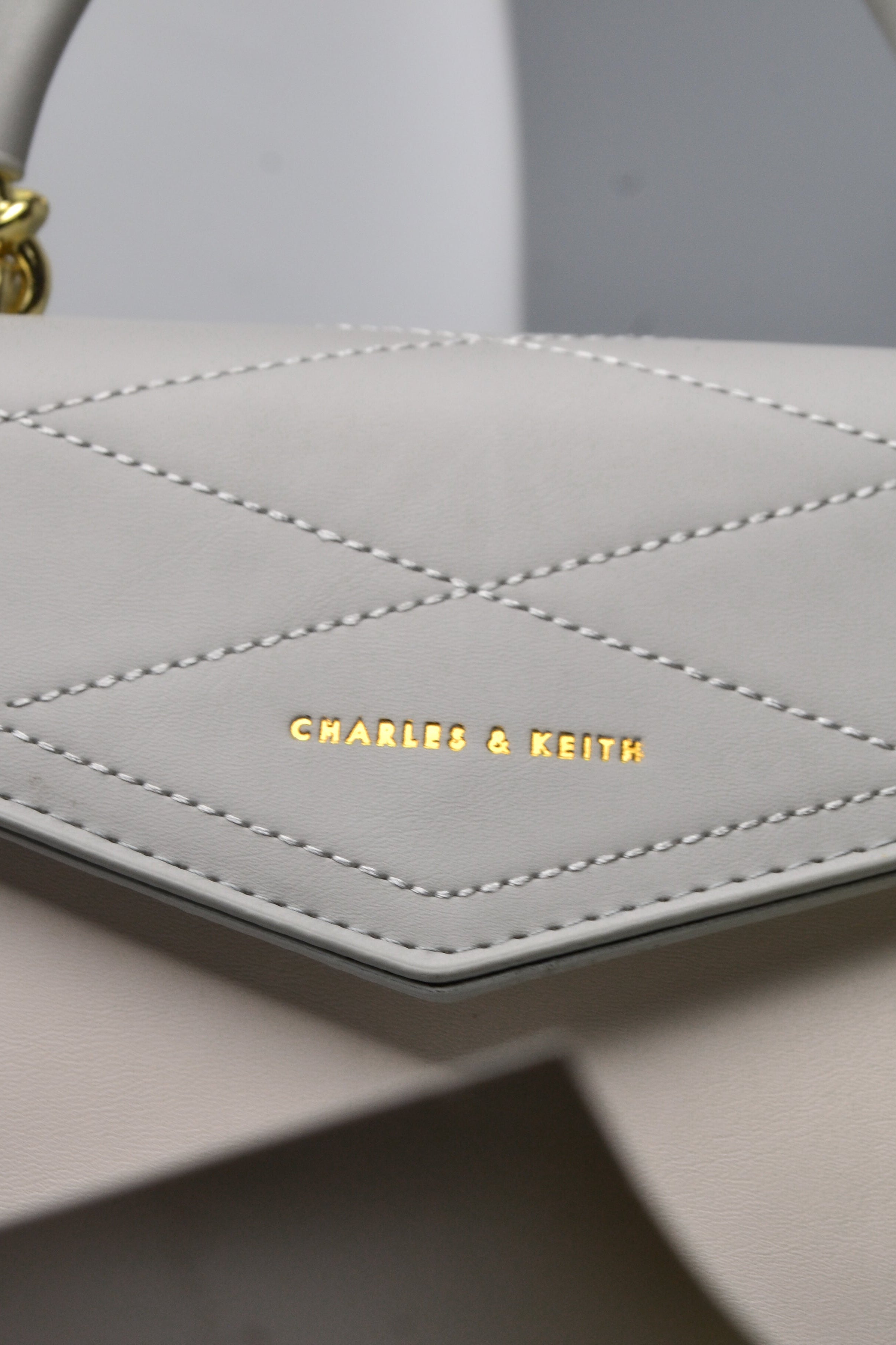 Charles & Keith Grey Handbag