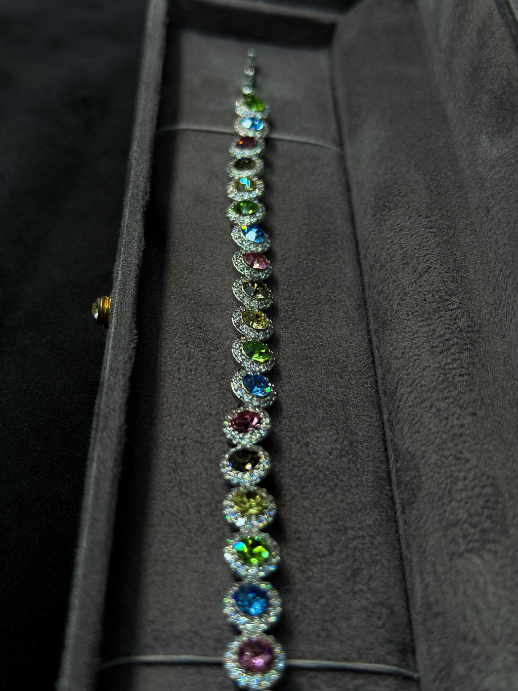 Rainbow Tennis Bracelet