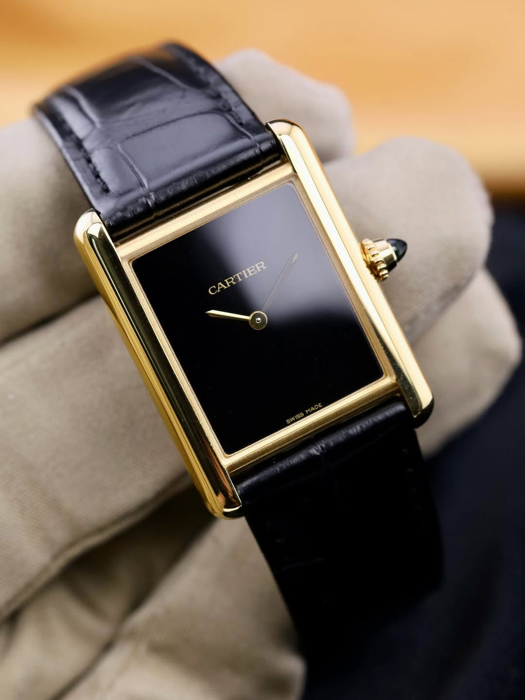 Cartier Tank Black Lacquer