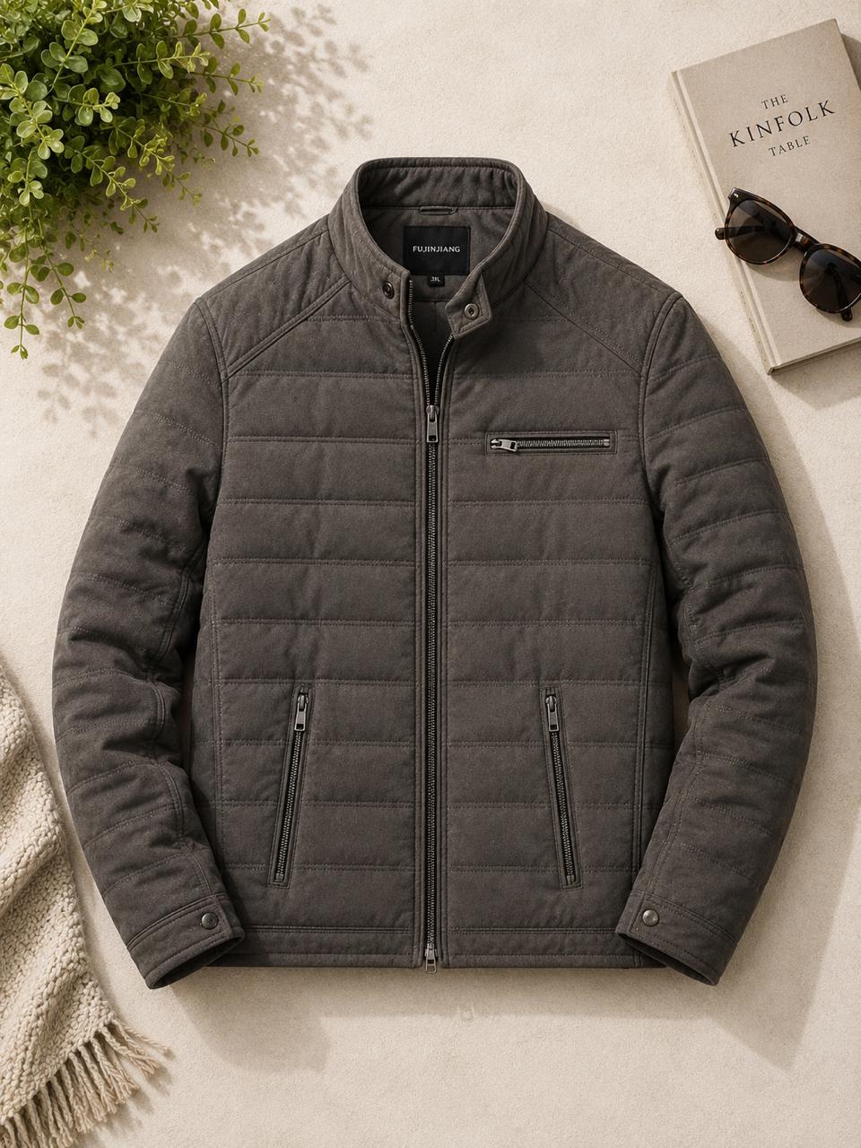 SUEDE Jacket Puffer