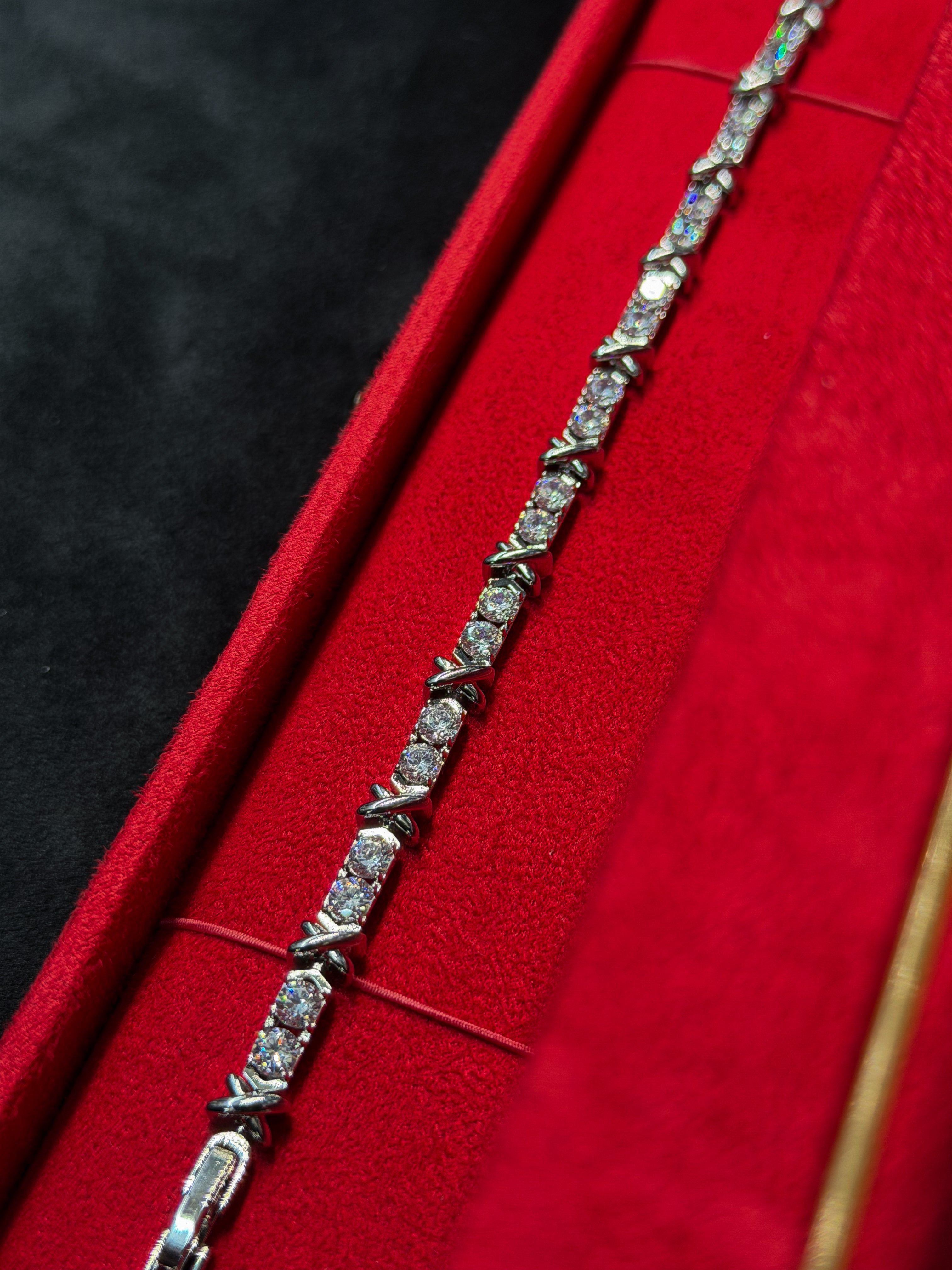 Cross Diamond Bracelet